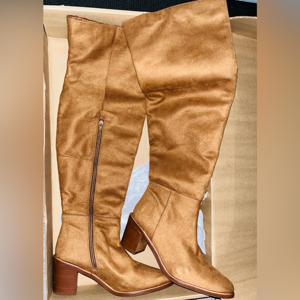 Seychelles Tan Over the Knee Boots